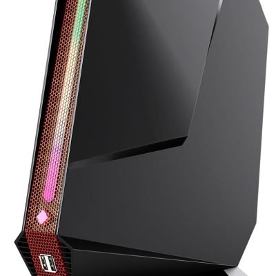 Mini PC Gaming, Intel Core I7-8750H Mini PC Nvidia GTX 1050 GDDR5 RGB Lights Desktop Mini Computer 16GB DDR4 512GB M.2 NVMe SSD, Support 4K Triple Display WiFi 6 BT 5.2, Windows 11 Pro